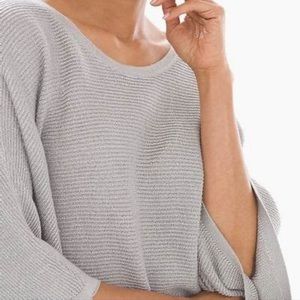 NWT Soma Shine Kimono Silver Sweater sz XL